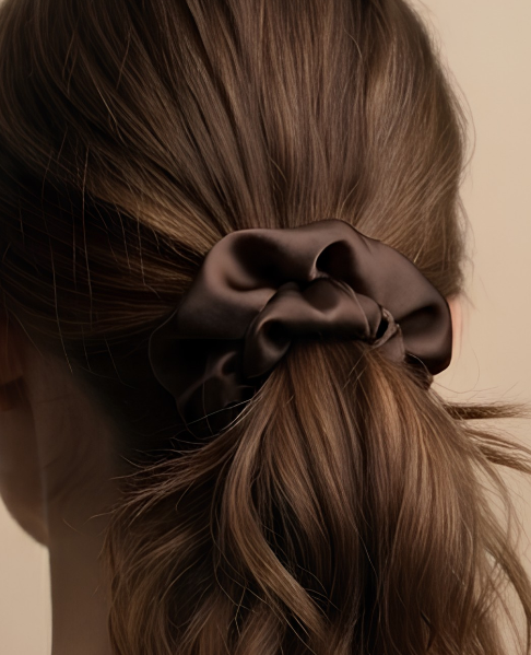 SMOOTH SCRUNCHIE : Lots de deux chouchous en satin